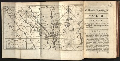 Voyages and Descriptions… Vol. II - Map of the Streights of Malacca