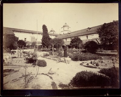 Garden, Mission at Santa Barbara