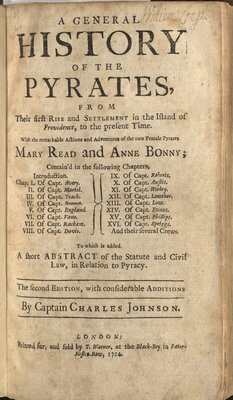 A General History of the Pyrates…  - Title page