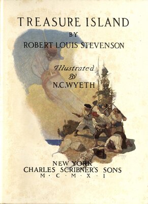 Treasure Island, Illustrated by N.C. Wyeth - Title page