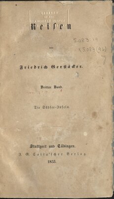 Reisen – Title page