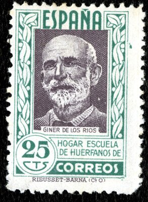 Spanish Civil War Stamp: Educators