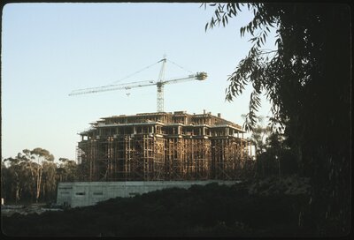 Central University Library under construction