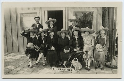 Visitors to U.S.-Mexico border