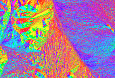 Topographic Spectrum of a National Monument