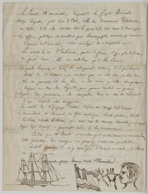 Letters from the Du Petit-Thouars Expedition to Tahiti and South American on the Corvette Somme