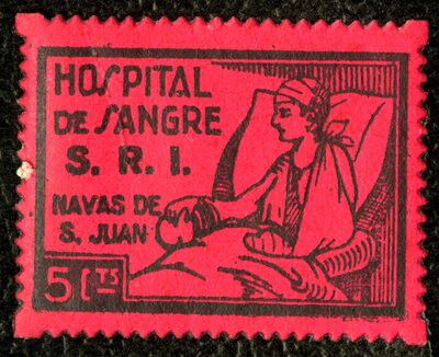 Spanish Civil War Stamp: International Red Aid