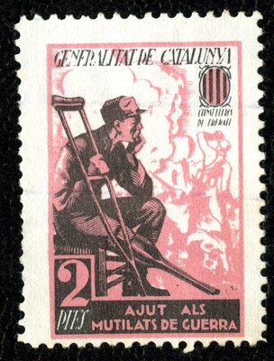 Spanish Civil War Stamp: Casualties