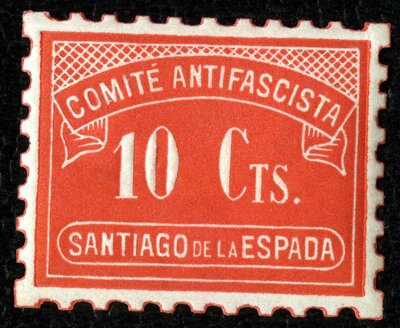 Spanish Civil War Stamp: Militia Groups