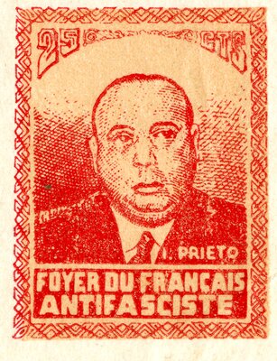 Spanish Civil War Stamp: Politicians