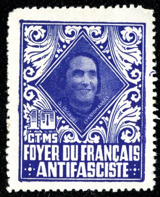 Spanish Civil War Stamp: Forum of French Antifascists