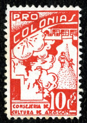 Spanish Civil War Stamp: Regional Governments
