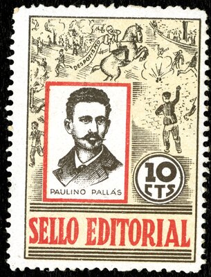 Spanish Civil War Stamp: Anarchists