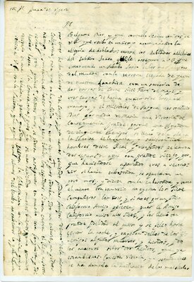 Autograph letter signed Loreto Mission, California, 17 April 1698 - Page 1