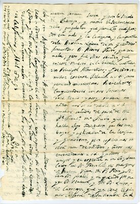 Autograph letter signed Loreto Mission, California, 17 April 1698 - Page 4