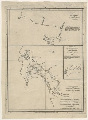 Plan of Port Sn. Diego on the West Coast of California - Plan of Port of San Diego