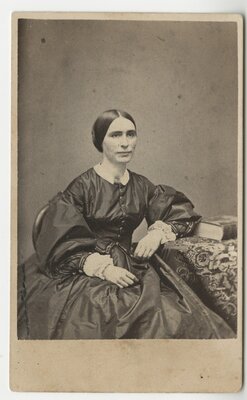 Account of Mrs. Frederick Hubon’s Memories of Coming to San Diego in 1869 - Portrait of Sarah Livingston Allen Hubon taken in Salem, Massachusetts